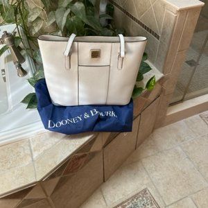 Dooney & Bourke  Saffiano Leather Large Lexington Shopper - White